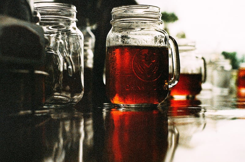 Mason Jars Repurposed as Planters